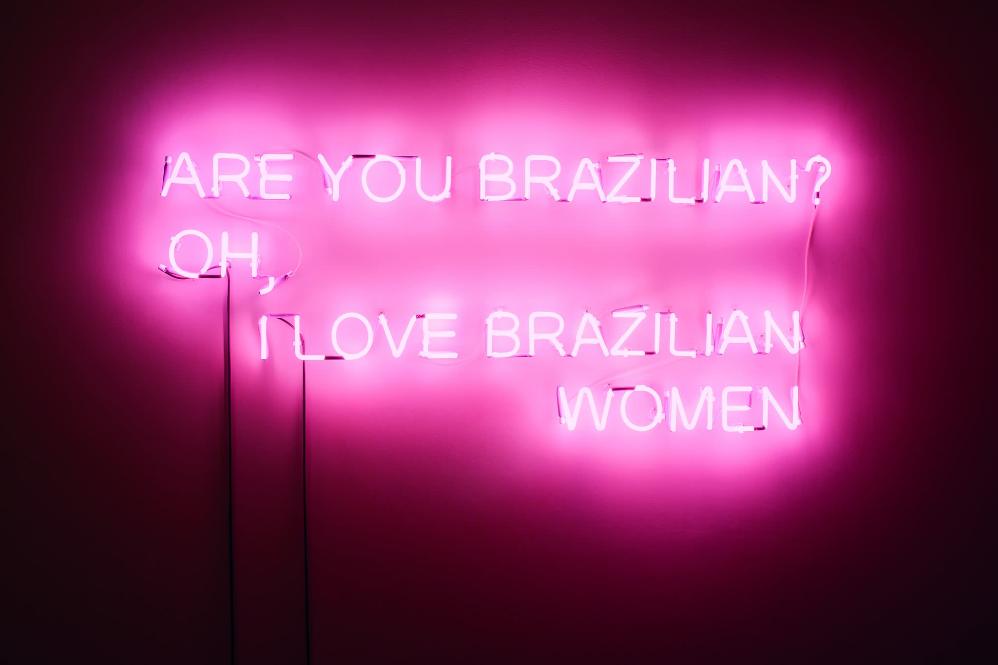 Obra da artista plástica Santarosa Barreto, na exposição "Histórias feministas: artistas depois de 2000", no Museu de Arte de São Paulo. Fotografia: Santarosa Barreto.